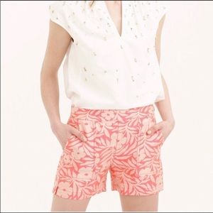 J.Crew floral Plumeria shorts - size 2
